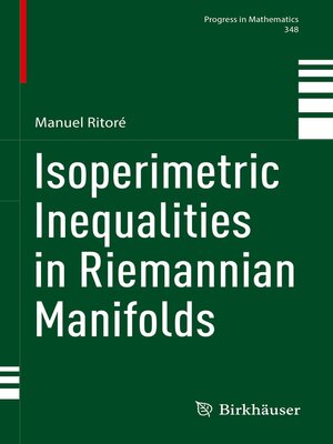 cover image of Isoperimetric Inequalities in Riemannian Manifolds